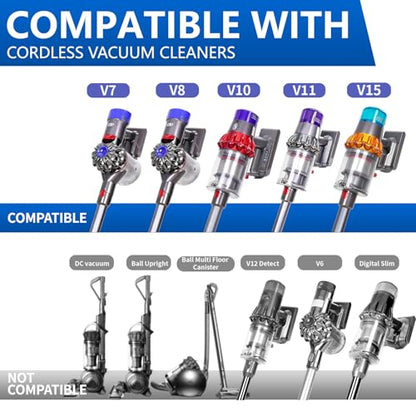 Vacuum Attachment Kit Compatible with Dyson V7 V8 V10 V11 V15 Cleaner - color: Home Cleaning Kit with Dryer Vent Hose