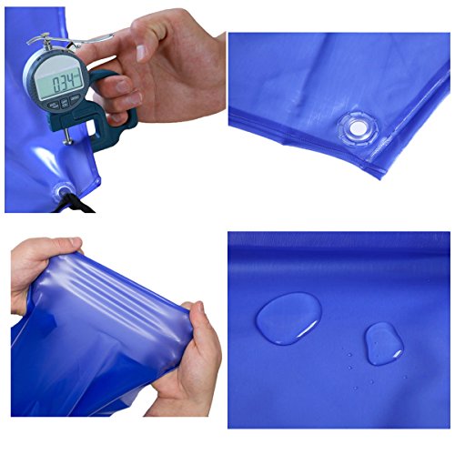 Surblue Waterproof Apron Plus Size Blue - color: Blue