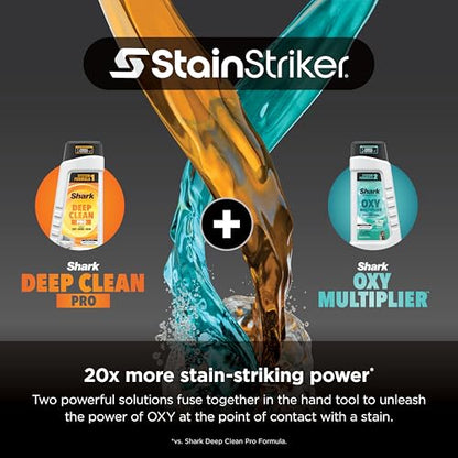 Shark StainStriker Portable Carpet/Upholstery Cleaner, 3 Tools, PX206BRN - style: StainStriker + 3 Tools + XL Cleaning Solutions