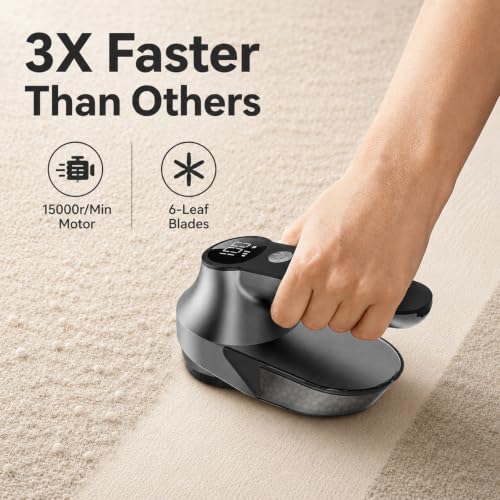 DBC Rechargeable Fabric Shaver,3-Speed Lint Remover Lint Shaver for Clothes