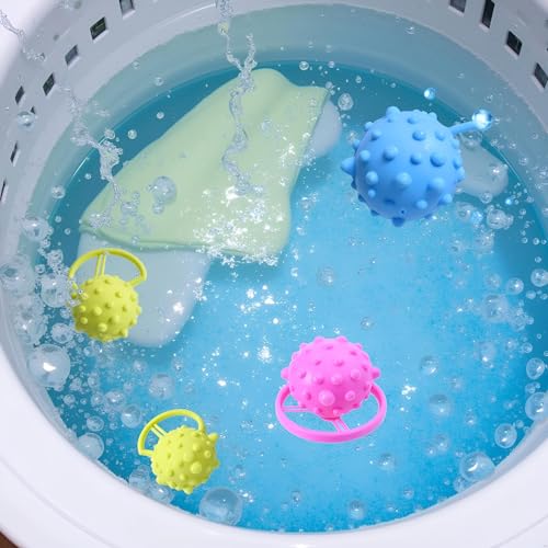 1Pc Yellow Pet Hair Remover for Laundry Reusable Catcher Float Trap Mesh Bag Washing Machine Filter Washer,Pet Portable Balls Lint