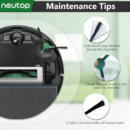 Side Brush for iRobot Roomba 705 505 405 205 105 Essential, 12-Pack