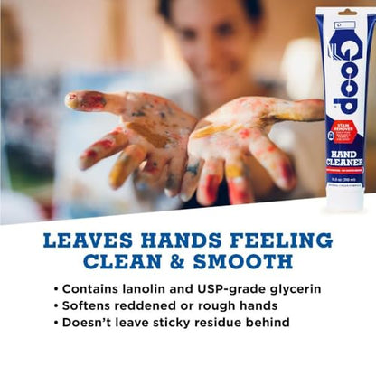 GOOP Original Multi-Purpose Waterless Hand Cleaner & Stain Remover - 10.5 oz Tube - size: 10.5 Ounce (Pack of 1)
