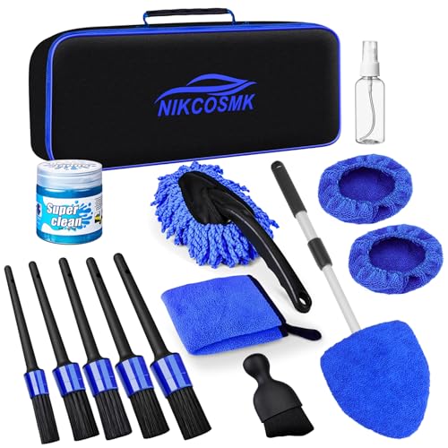 Windshield Cleaner Tool, Car Interior Detailing Cleaning Brush Kit