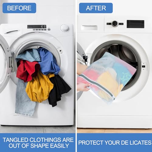 4Pcs Large Mesh Laundry Bags（2L,2XL）Laundry Bags Mesh Wash Bags