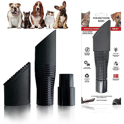 Fur-EEL PRO 1.0 Pet Hair Vacuum Attachment, Rubber Pet Hair Remover - color: Pro V.1.0