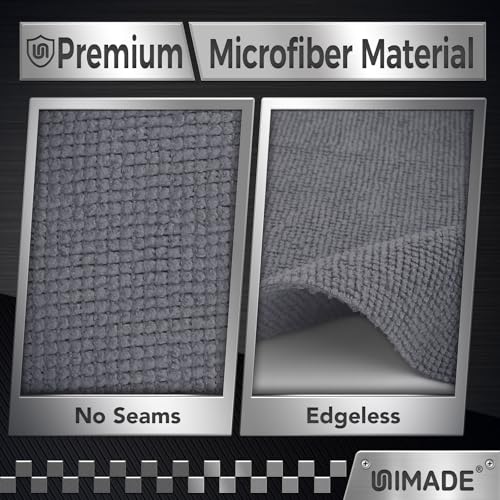 UNIMADE Microfiber Cleaning Cloth, 400 Pack Microfiber Towels for Cars - color: Grey, size: 400pk