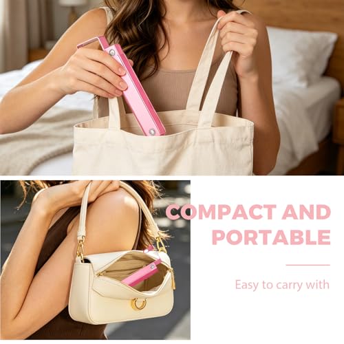 Pink Over the Door Hooks,Foldable Over the Door Hanger for Clothes - color: Pink-1