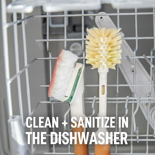 Scotch-Brite Greener Clean Bottle & Straw Brush Set with 2 Replaceable head