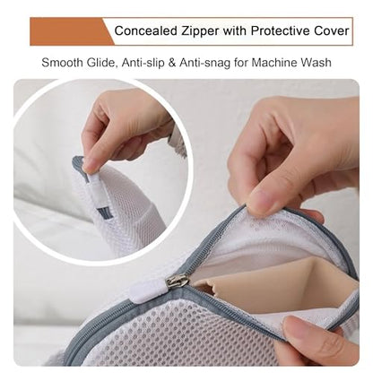 Bra Washing Bag Mesh Laundry Bags for Delicates Reusable Washable Lingerie Bags for Washing Machine Travel Laundry