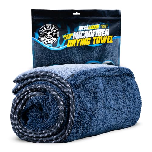 Chemical Guys, Twisted Loop Microfiber Car Drying Towel with Hand Pockets - style: 24" x 36" with Hand Pockets