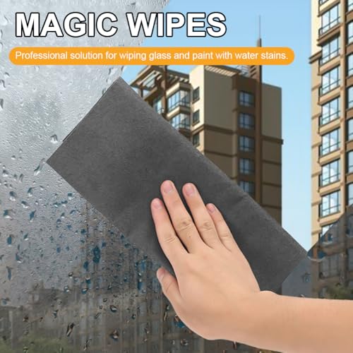 5 - Pack of Woven Microfiber Glass Cleaning Cloths: Super Absorbent, Lint - Free, Stripe - Free for Windows, Mirrors, Kitchen and Outdoor Surfaces