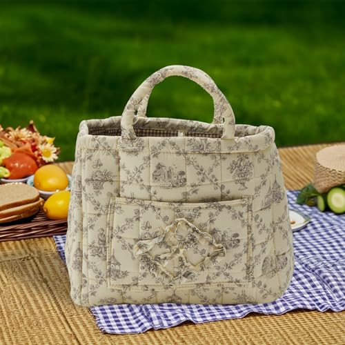 Boho Fabric Storage Basket, Large Capacity Laundry Basket, 12.2'' x 10.23'' x 10.23'' Collapsible Laundry Hamper with Easy Carry Handles (B Multi-Color 1, L) - color: B Multi-Color 1