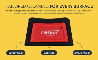 7 Steps - Mini Pet Hair Lint Fur Remover Detailer - Dog Cat Hair Remover - Auto Detailing Car Carpet Couch Furniture