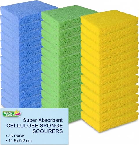 36 Pk Pop-Up Compressed Cellulose Kitchen Sponges