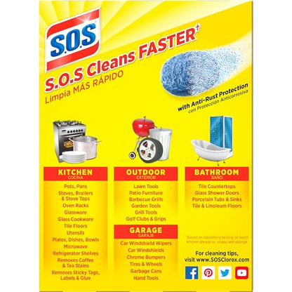 S.O.S. Steel Wool Soap Pads, 18 Count - size: 18 Count