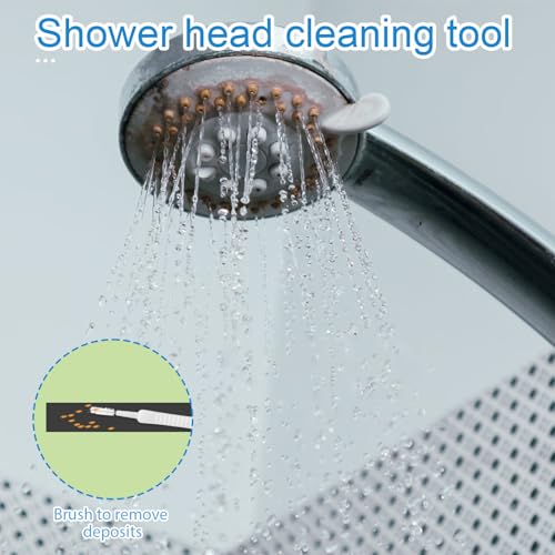 70 Pcs Shower Head Cleaner Tools, 2 Styles Shower Head Cleaning Brushes Bathroom Showerhead Picks Accessories for Unclogging Tiny Nozzles Small Holes Faucets Sink Gaps
