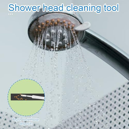70 Pcs Shower Head Cleaner Tools, 2 Styles Shower Head Cleaning Brushes Bathroom Showerhead Picks Accessories for Unclogging Tiny Nozzles Small Holes Faucets Sink Gaps