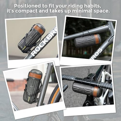 ROCKBROS Bicycle Capsule Repair Tool Bag& Storage Box, Bicycle Maintenance Accessories Organizer with Zipper