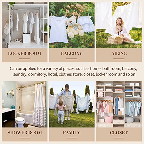 Eccliy 2 Pcs Canvas Clothes Pin Bag, Clothespin Holder Outdoor