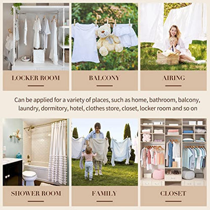 Eccliy 2 Pcs Canvas Clothes Pin Bag, Clothespin Holder Outdoor