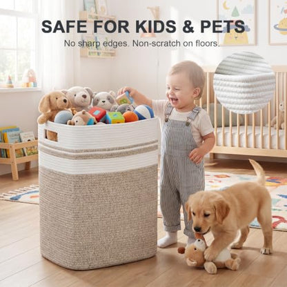 OIAHOMY Laundry Hamper Collapsible Laundry Basket Clothes Organizer Yellow - color: Yellow variegated, size: 16.5*13*22