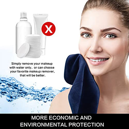 SINLAND Microfiber Facial Cloths Fast Drying Washcloth 12inch x 12inch (6pack, Blue+Navy Blue+Grey) - color: Blue+navy Blue+grey, size: 1 Count (Pack of 6)