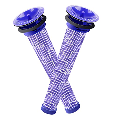 2Pack Replacement Pre Filters for Dyson - Whekeosh Vacuum Filter for Dyson V6 V7 V8 DC59 DC58 Replaces Part 965661 01 - size: 2 pack