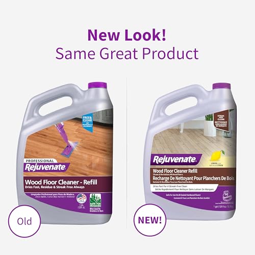 Rejuvenate Wood Floor Cleaner Refill 1 Gal, Lemon Scent, 2 Pack - size: 128 Fl Oz (Pack of 2)