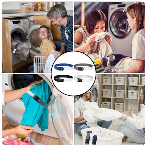 Laundry Strap With Buckle Multipurpose Laundry Buckle Loop With Sock Snare Replacement Wash Care Utility Household Cleaning Strap Loops Athletics Tools Storage Accessories