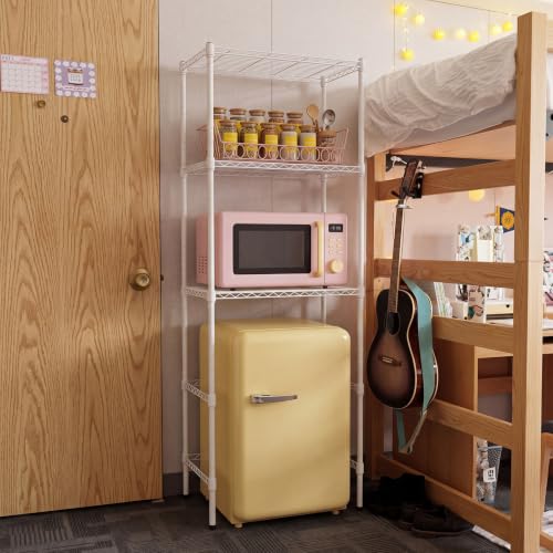 Briwooody 3-Tier Detachable Mini Fridge Stand Shelf with Storage