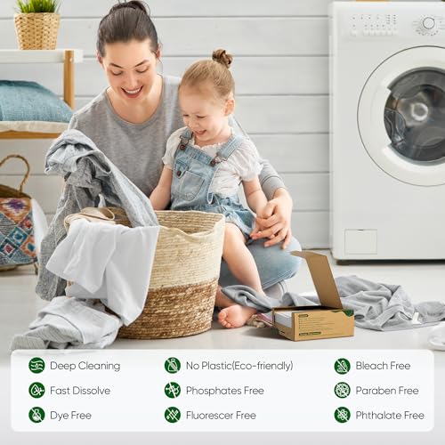 Laundry Detergent Sheets 300 Loads Travel Washer Strips, Fresh Linen - size: 150 Count (Pack of 1)