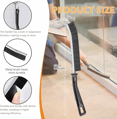 6Pcs Crevice Cleaning Brush, Cleaning Tools for Household Use, Multifunctional Gap Cleaning Supplies for Kitchen, Toilet, Bathroom, Vehicle, Window, Faucets, Grout, Home