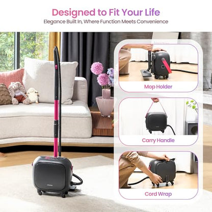 Schenley 21-in-1 Steam Cleaner for Home, Heavy-Duty Steamer for Cleaning