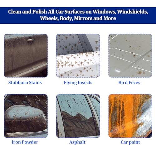 Giantree 1 Pcs Clay Mitt Auto Detailing, Blue, Medium Grade