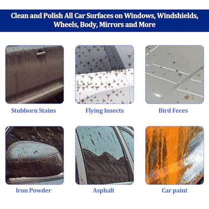 Giantree 1 Pcs Clay Mitt Auto Detailing, Blue, Medium Grade