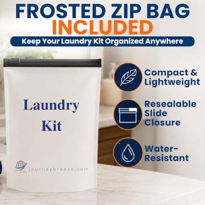Travel Laundry Detergent Sheets Pack of 3 – Compact Laundry Sheets for Travel, Hand Wash or Machine Wash Detergent Strips for Sink Washing Clothes on Trips, Hotels & Cruises - style: Travel Laundry Sheets 3-Pack (20 sheets each)