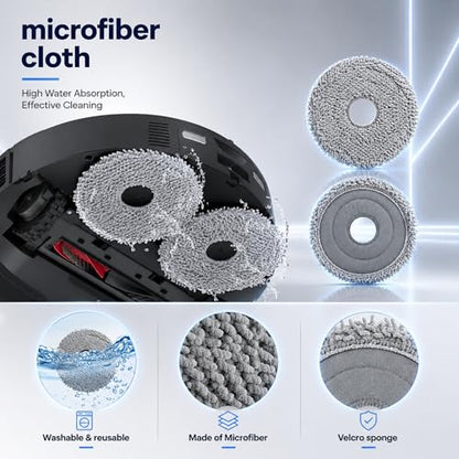 Qrevo S5V Replacement Parts for Roborock Qrevo Curv(S5X)/Qrevo Edge(S5A) - size: 24Pcs Qrevo S5V / Curv (S5X) / Edge (S5A) Parts