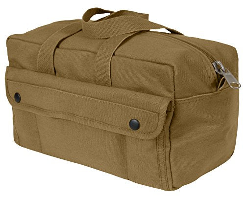 Rothco GI Style Mechanics Tool Bag, Heavy-Duty Canvas Tool Storage - color: Coyote Brown