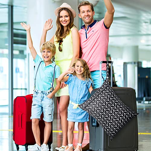 Shappy 2 Pack Wet Dry Bag Travel Laundry Waterproof,Stripe Style - style: Stripe Style