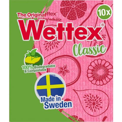 Wettex The Original Swedish Dishcloth for Kitchen 10 Pack