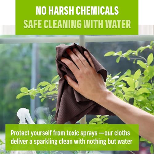 E-Cloth Window and Glass Cleaner Kit, Just Add Water - 1 Kit - color: Dark Oak, size: 1 Kit