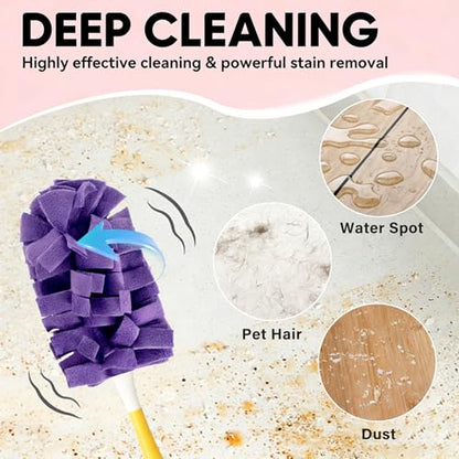 Fleece Reusable Duster Refills Compatible with Swiffer Hand Duster - color: 6 Pack (Mixed Color)