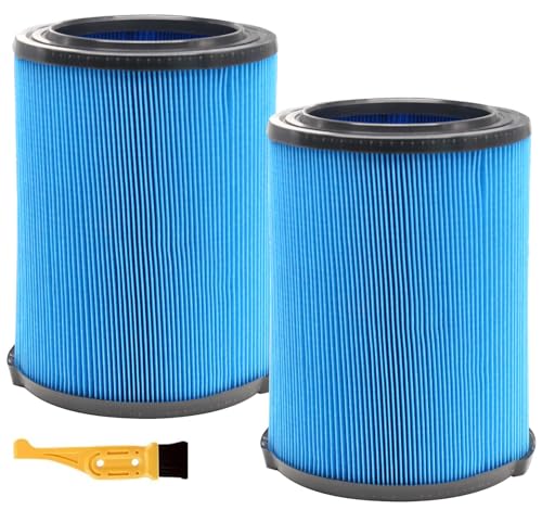 VF5000 Replacement Filter for Ridgid Shop Vac 6-20 Gallon Vacs - color: Blue VF5000, size: M 2 Pcs Filters