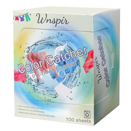 Color Catchers for Laundry, Color Absorber Laundry Sheets 50 Count,Fragrance Free Color Trapping Sheets Prevents Color Runs and Maintains Original Clothing (50, Fragrance-free)