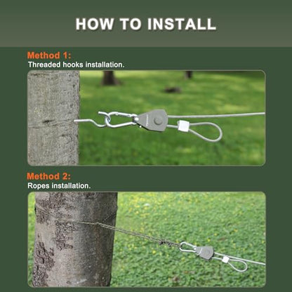 Vigorport Outdoor Retractable Clothesline, Portable Travel Clothes Line - size: 19Ft