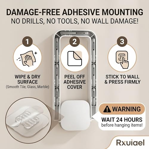 Wall Mounted Drying Rack with 7 Hidden Clips for Sock&Underwear-White 1Pack - color: White-1 Pcs