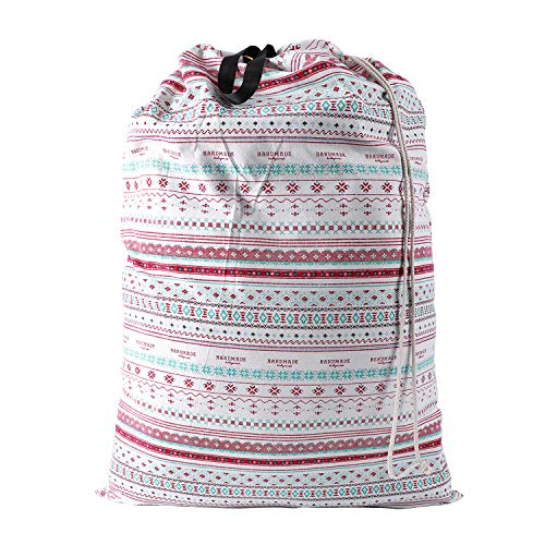 SWISSELITE Heavy Duty Laundry Bag, Large Travel Dirty Clothes Bag - color: Bohemia