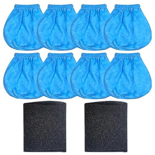 8 Pack VRC2 Vacuum Filters Fit for Armor All 2.5 Gallon Wet Dry Vac: AA255W