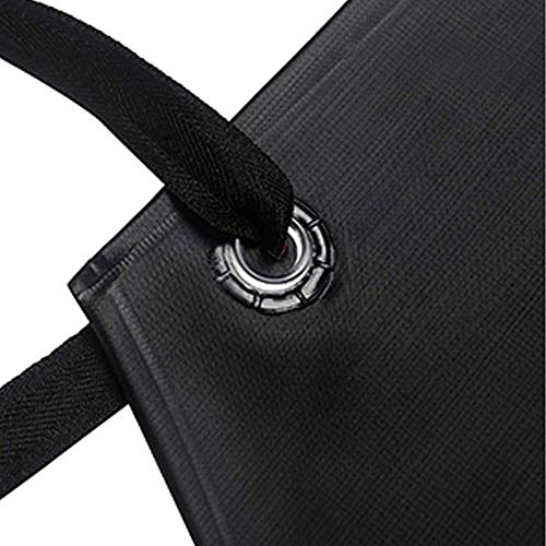 Lchkrep Men's Waterproof Apron Black, Lightweight Vinyl Aprons Rubber Apron for Dishwashing, Butcher apron - color: Black-1pack